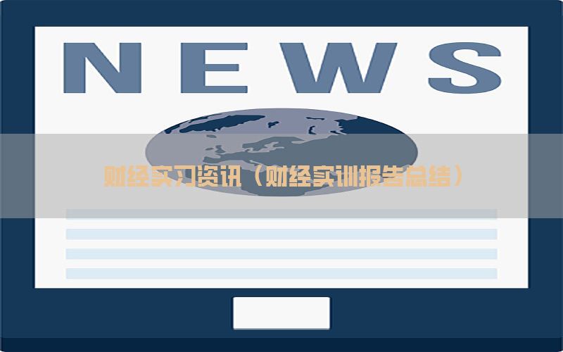 财经实习资讯（财经实训报告总结）