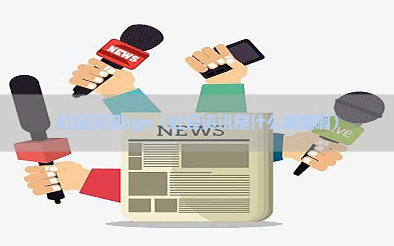 社会资讯bgm（社会资讯是什么意思啊）